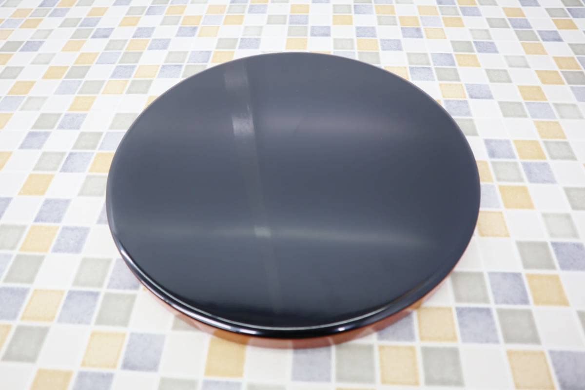 輪島塗　お盆 Amazon.co.jp: 直径33.5㎝｜お盆漆器木製丸盆漆芸輪島伝統工芸品